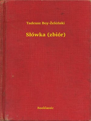 cover image of Słówka (zbiór)